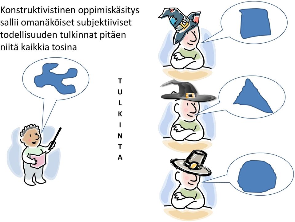 todellisuuden tulkinnat pitäen