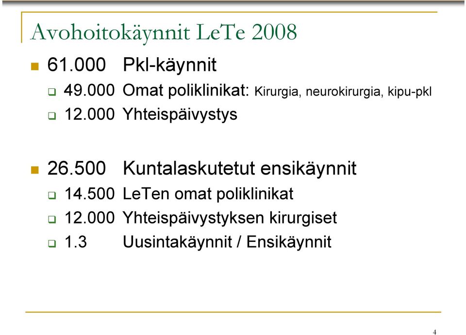 000 Yhteispäivystys 26.500 Kuntalaskutetut ensikäynnit 14.