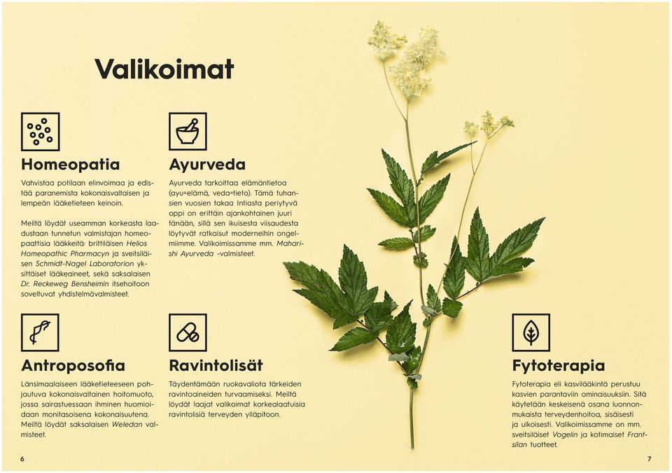 lääkeaineet, sekä saksalaisen Dr. Reckeweg Bensheimin itsehoitoon soveltuvat yhdistelmävalmisteet. Ayurveda Ayurveda tarkoittaa elämäntietoa (ayu=elämä, veda=tieto).