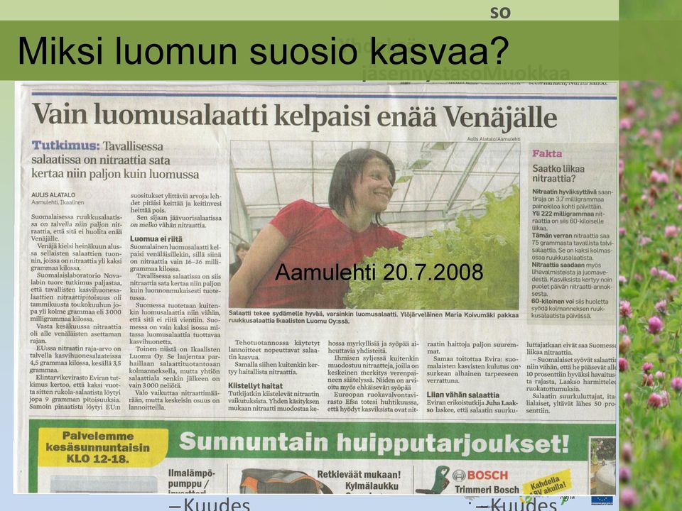 2008 Kolmas Kolmas jäsennystaso jäsennystaso Neljäs jäsennystaso Viides jäsennystas o so