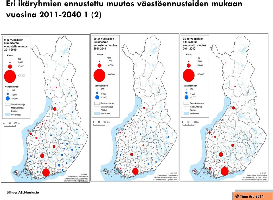 mukaan vuosina 2011-2040