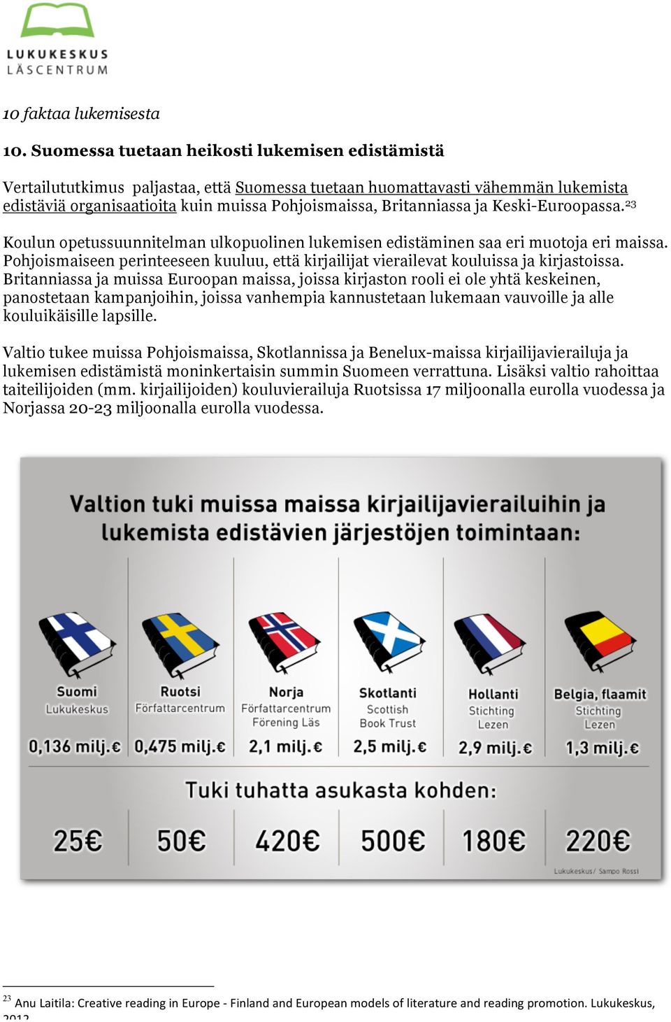 Pohjoismaiseen perinteeseen kuuluu, että kirjailijat vierailevat kouluissa ja kirjastoissa.