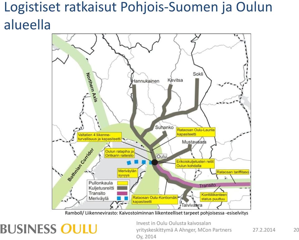 tarpeet pohjoisessa -esiselvitys Invest in Oulu Oulusta