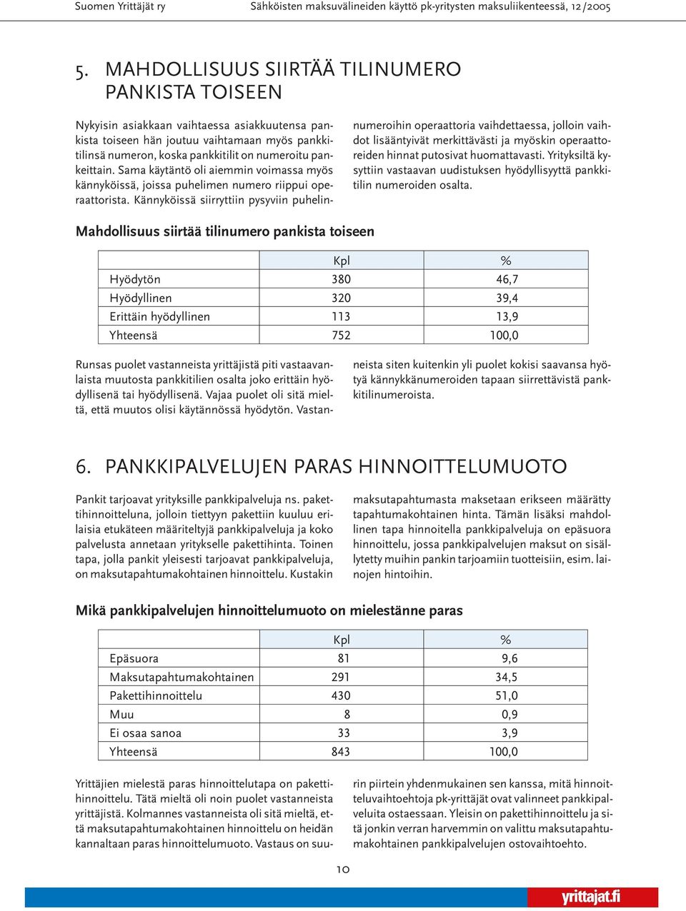 Kännyköissä siirryttiin pysyviin puhelinnumeroihin operaattoria vaihdettaessa, jolloin vaihdot lisääntyivät merkittävästi ja myöskin operaattoreiden hinnat putosivat huomattavasti.