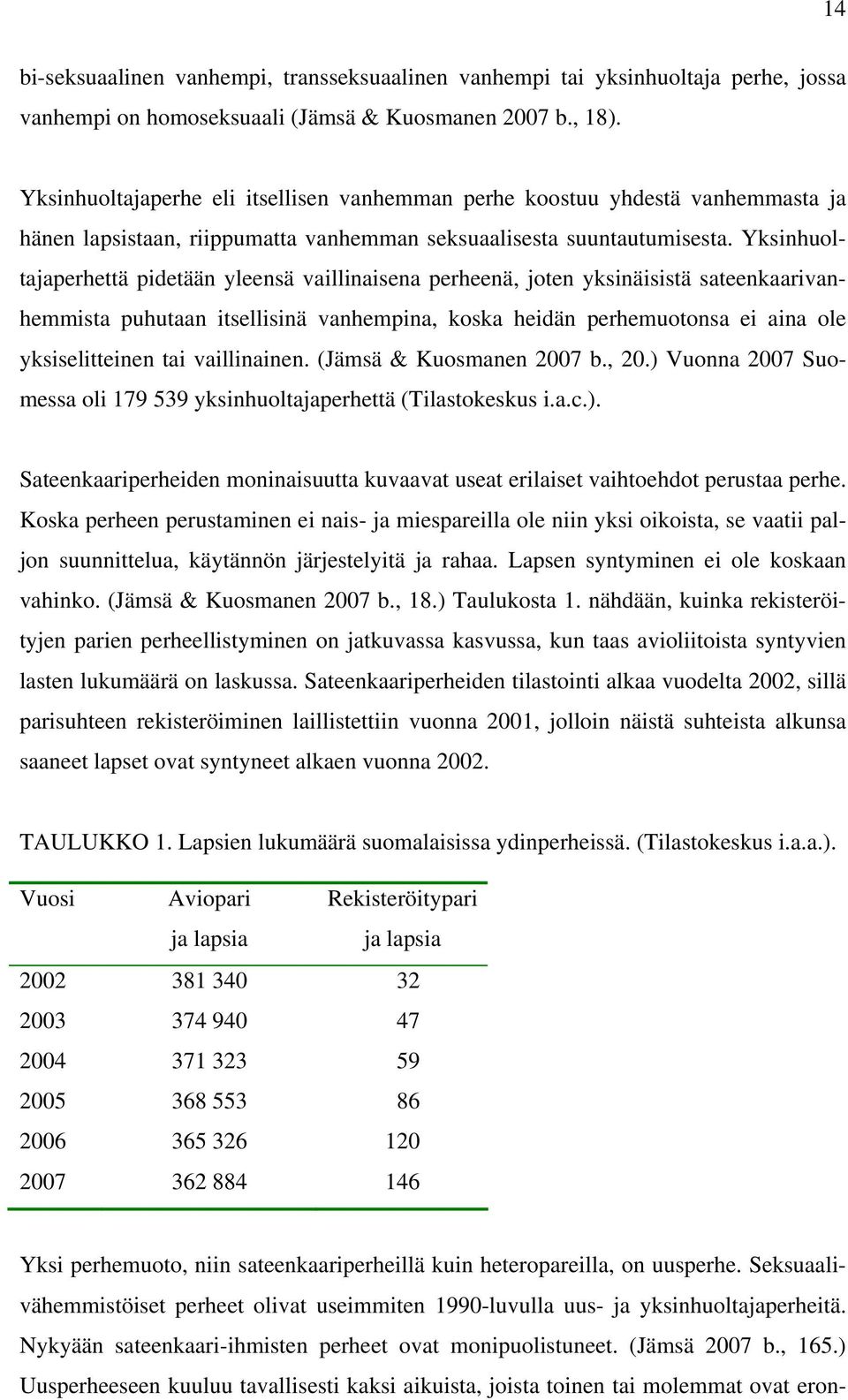 Yksinhuoltajaperhettä pidetään yleensä vaillinaisena perheenä, joten yksinäisistä sateenkaarivanhemmista puhutaan itsellisinä vanhempina, koska heidän perhemuotonsa ei aina ole yksiselitteinen tai