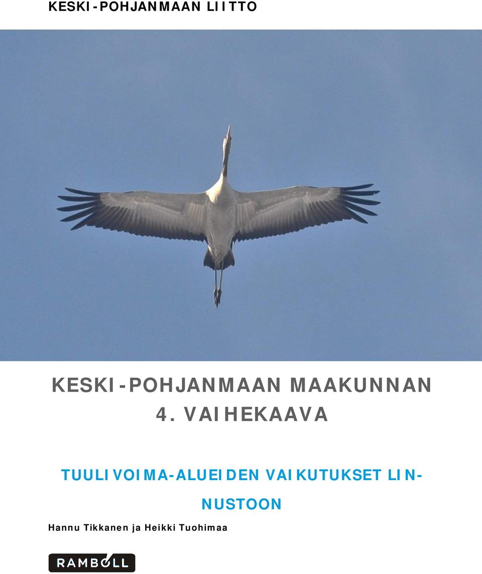 VAIHEKAAVA TUULIVOIMA-ALUEIDEN