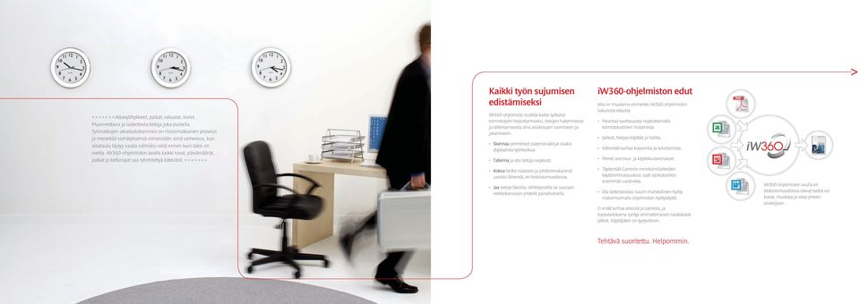 iw360-ohjelmiston avulla kaikki luvut, päivämäärät, paikat ja kellonajat saa ryhmiteltyä kätevästi.