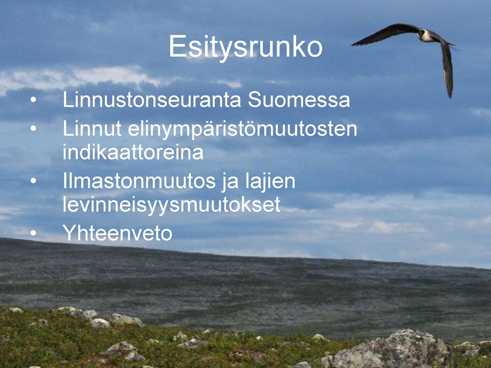 elinympäristömuutosten