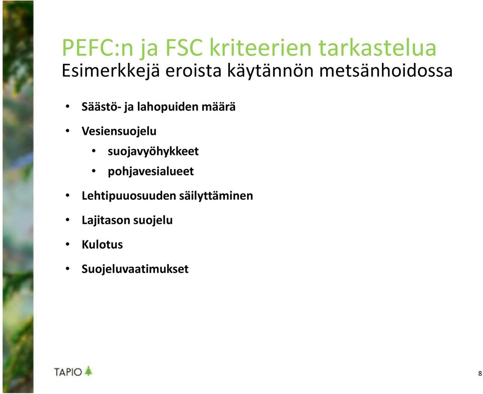 Vesiensuojelu suojavyöhykkeet pohjavesialueet