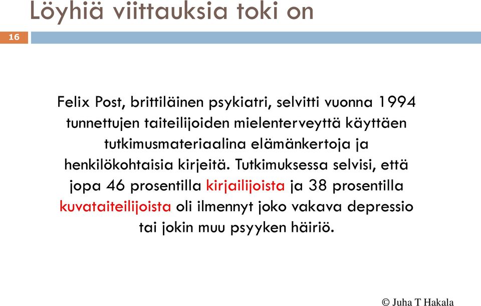 henkilökohtaisia kirjeitä.