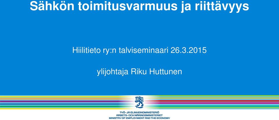 ry:n talviseminaari 26.3.