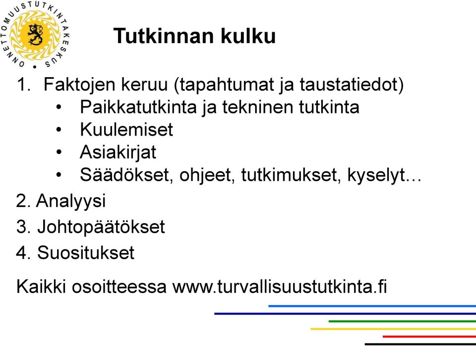 tekninen tutkinta Kuulemiset Asiakirjat Säädökset, ohjeet,