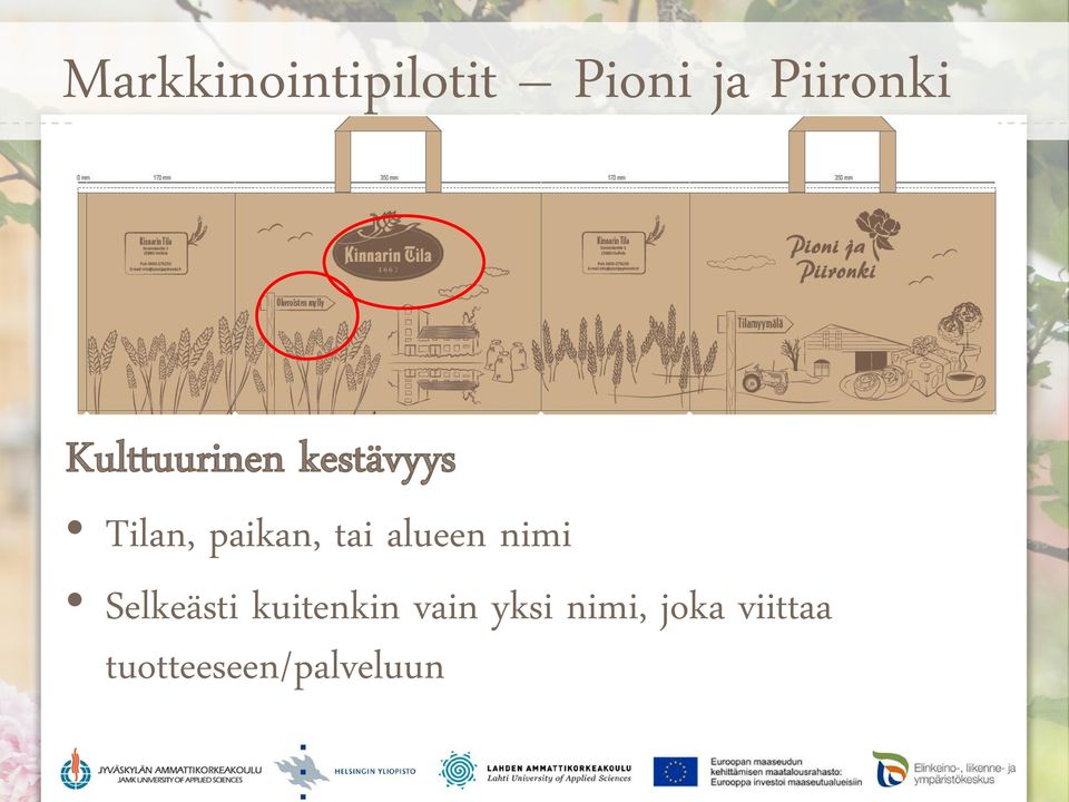 tai alueen nimi Selkeästi kuitenkin vain