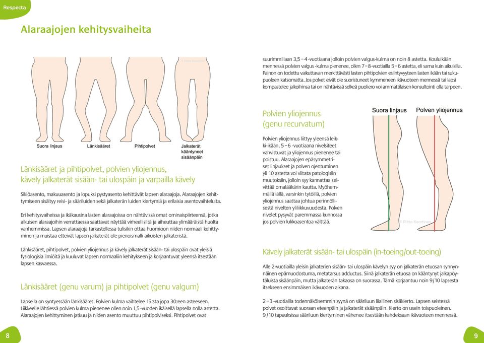 Painon on todettu vaikuttavan merkittävästi lasten pihtipolvien esiintyvyyteen lasten ikään tai sukupuoleen katsomatta.