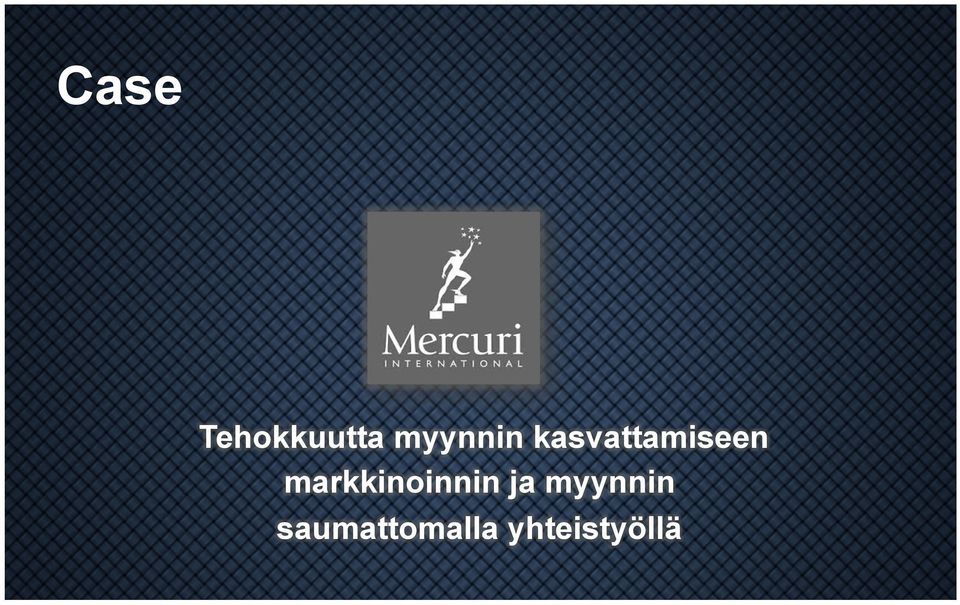 markkinoinnin ja