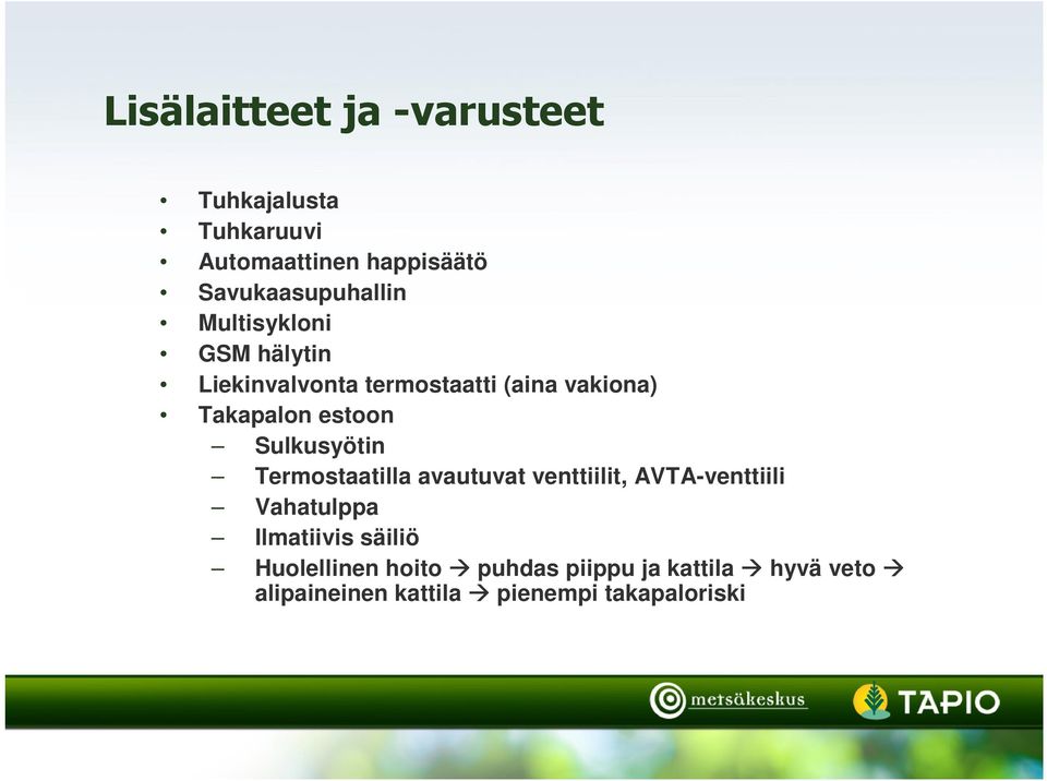 Takapalon estoon Sulkusyötin Termostaatilla avautuvat venttiilit, AVTA-venttiili Vahatulppa