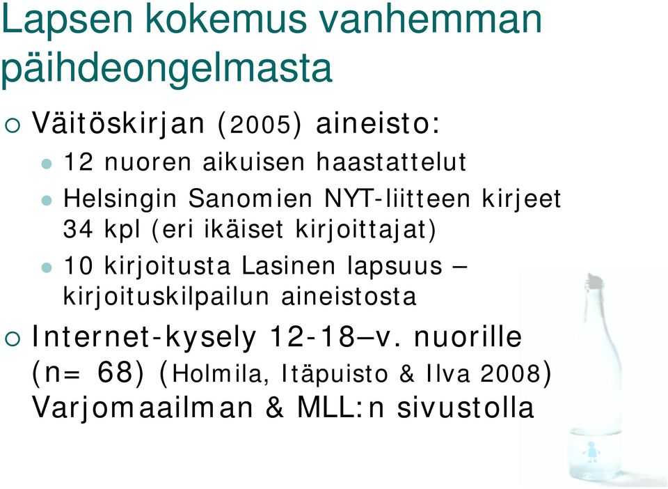 kirjoittajat) 10 kirjoitusta Lasinen lapsuus kirjoituskilpailun aineistosta