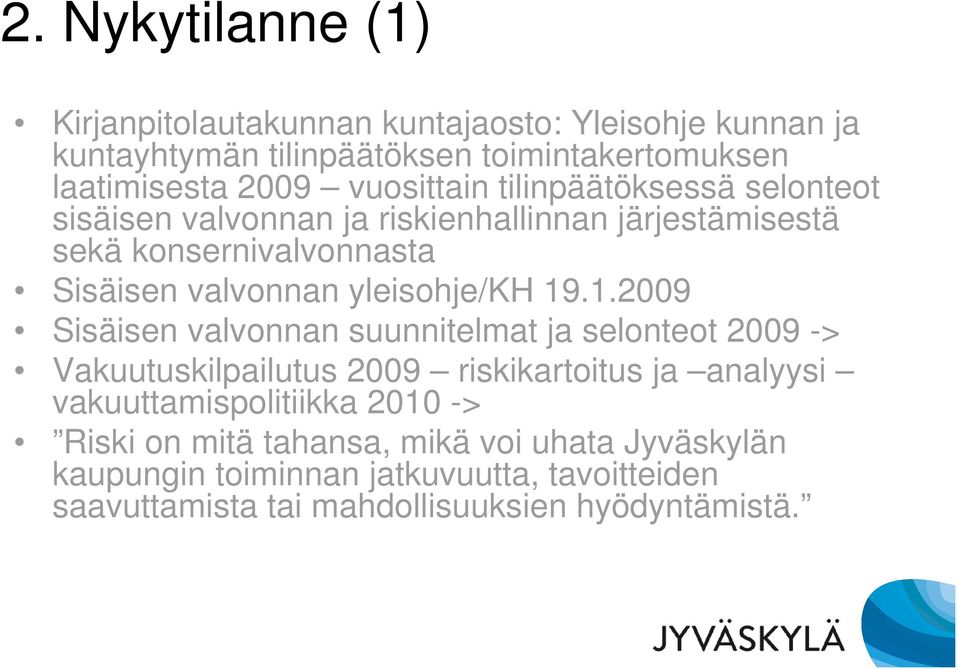 yleisohje/kh 19