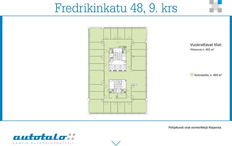 n. 493 m 2 Toimistotila, n.