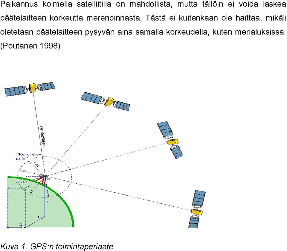 Tästä ei kuitenkaan ole haittaa, mikäli oletetaan päätelaitteen