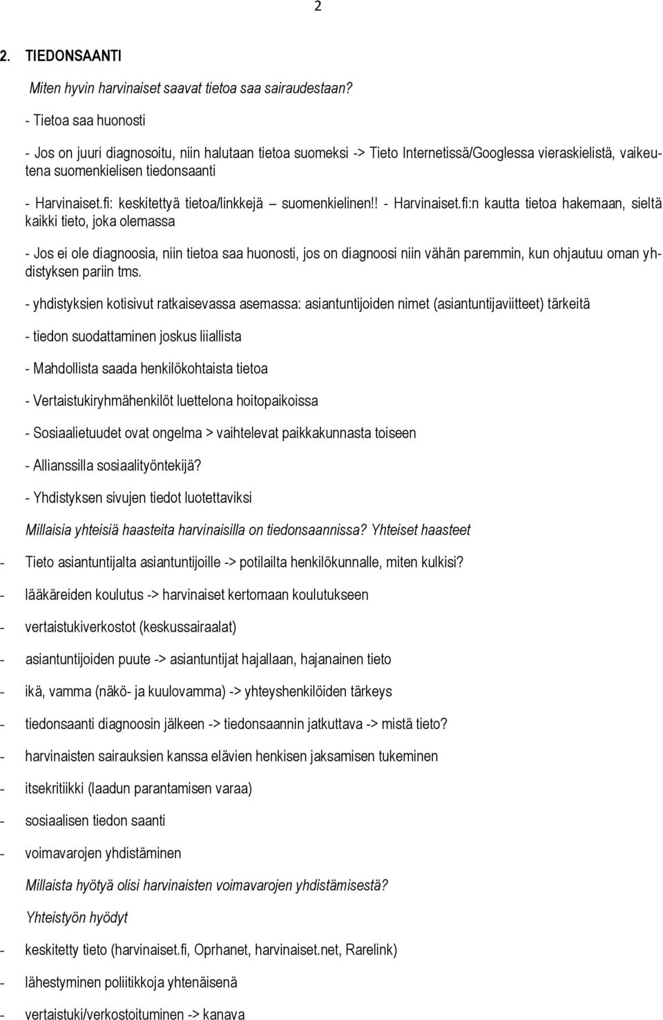 fi: keskitettyä tietoa/linkkejä suomenkielinen!! - Harvinaiset.