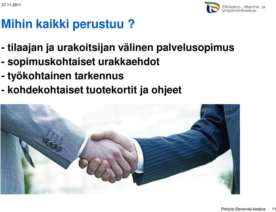 palvelusopimus - sopimuskohtaiset urakkaehdot -
