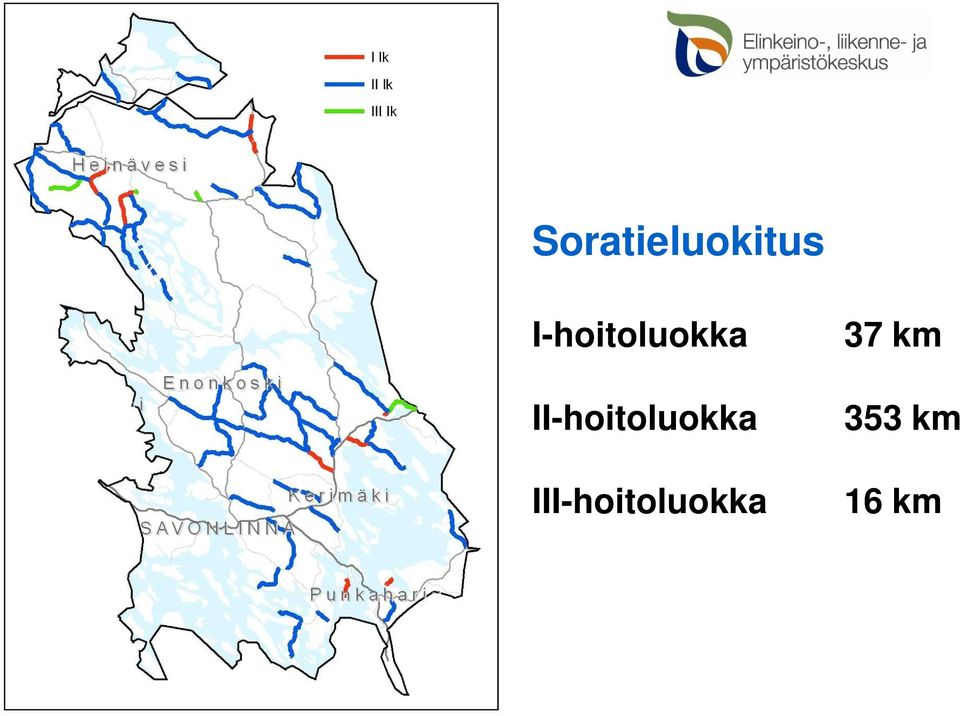 I II 37 km 353 km