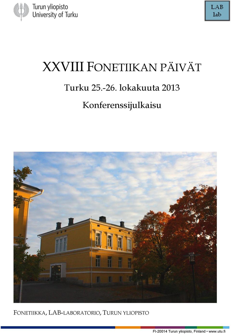 FONETIIKKA, LAB-LABORATORIO, TURUN