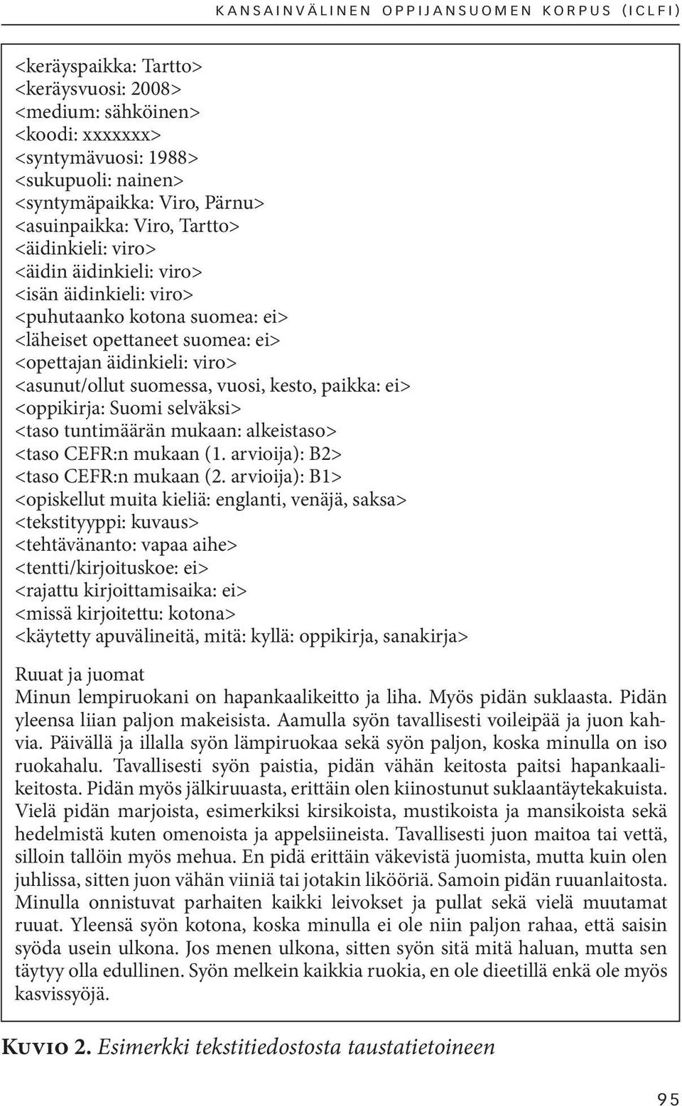 <opettajan äidinkieli: viro> <asunut/ollut suomessa, vuosi, kesto, paikka: ei> <oppikirja: Suomi selväksi> <taso tuntimäärän mukaan: alkeistaso> <taso CEFR:n mukaan (1.