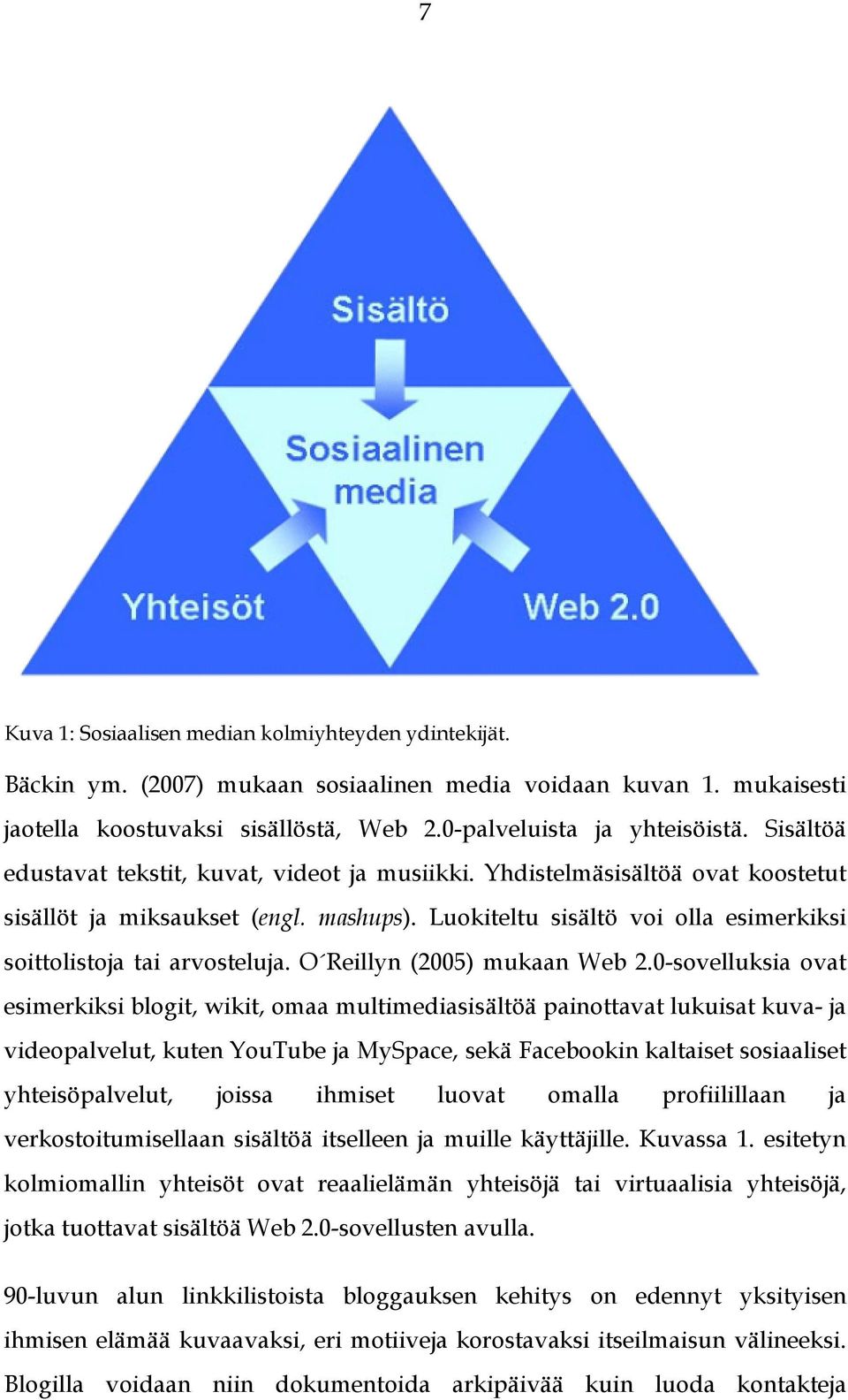 O Reillyn (2005) mukaan Web 2.