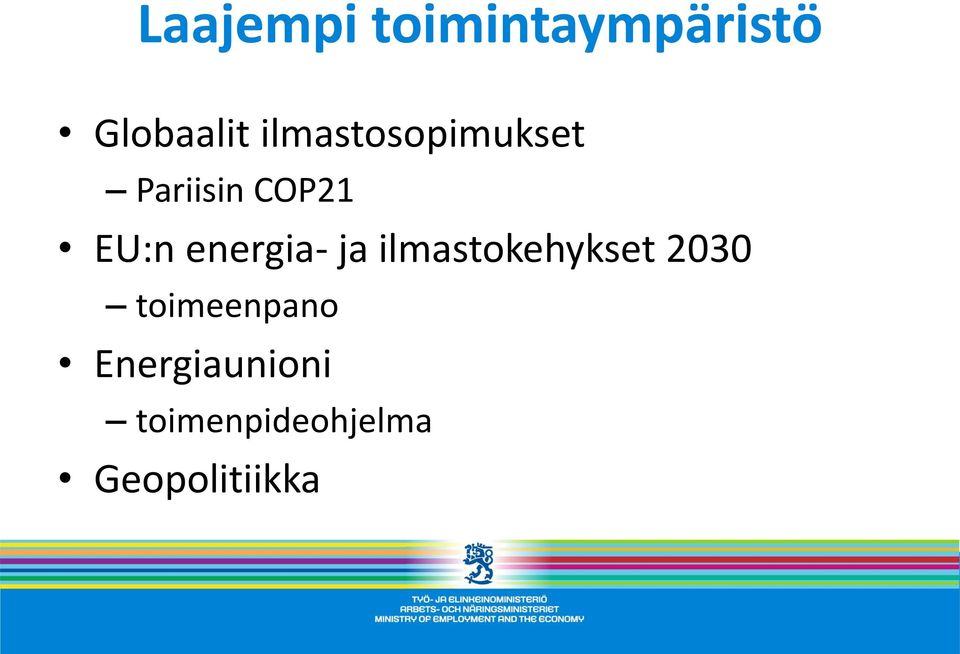 energia- ja ilmastokehykset 2030