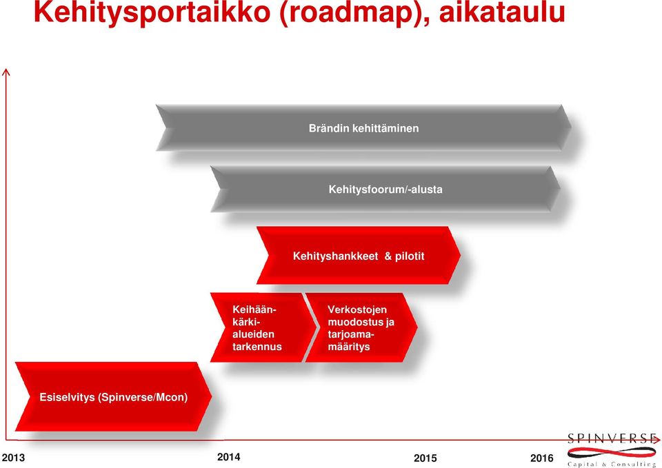 pilotit Keihäänkärkialueiden tarkennus Verkostojen