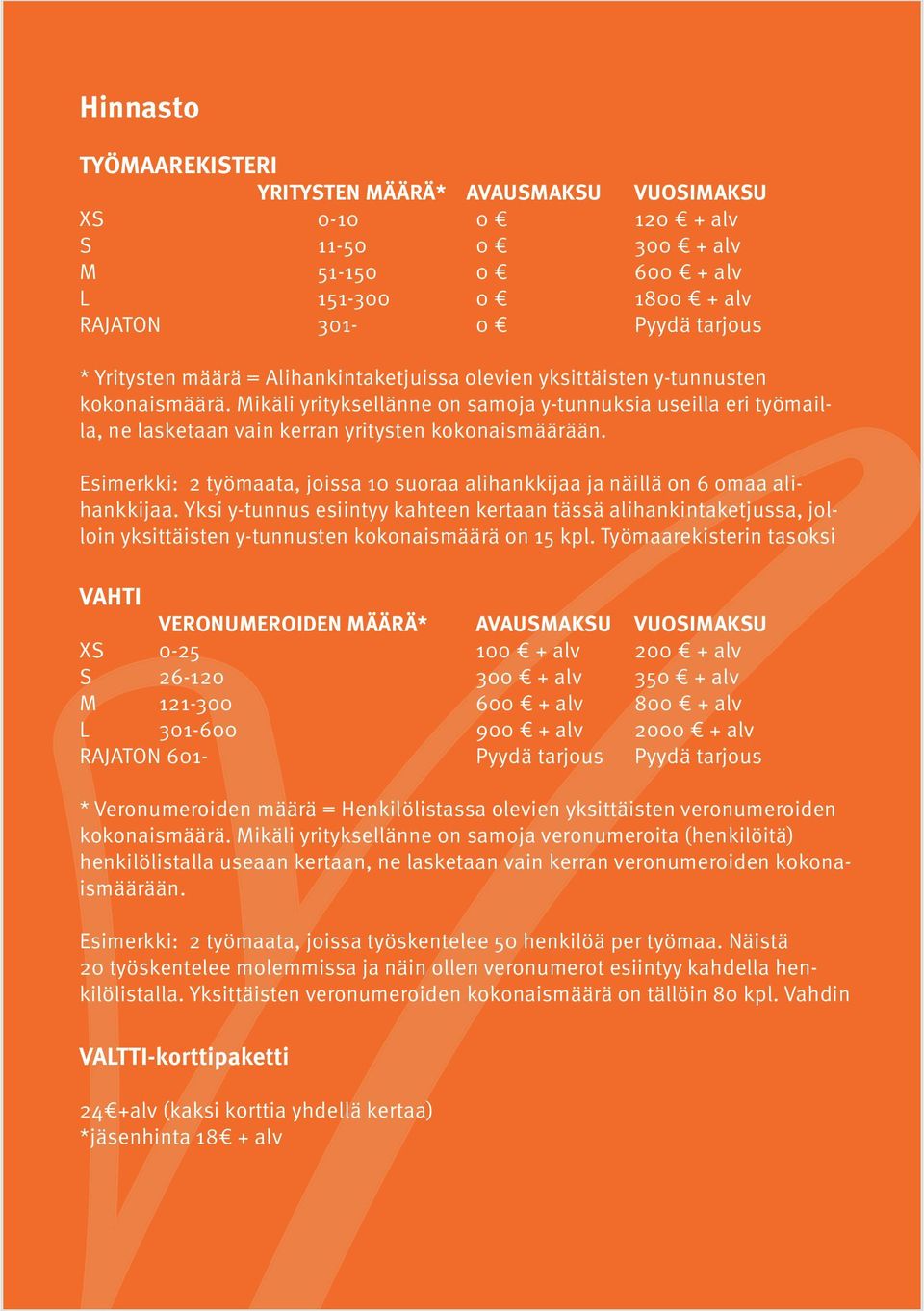 Esimerkki: 2 työmaata, joissa 10 suoraa alihankkijaa ja näillä on 6 omaa alihankkijaa.