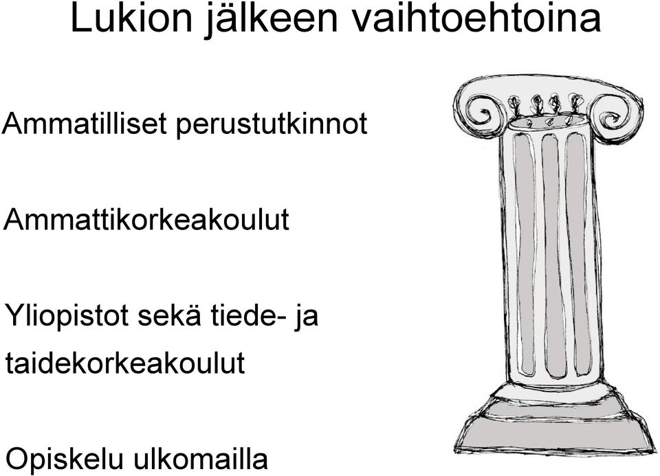 Ammattikorkeakoulut Yliopistot