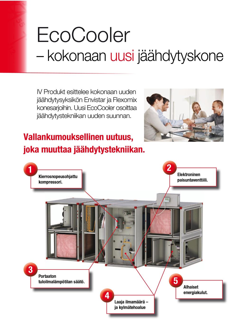 Vallankumouksellinen uutuus, joka muuttaa jäähdytystekniikan. 1 Kierrosnopeusohjattu kompressori.