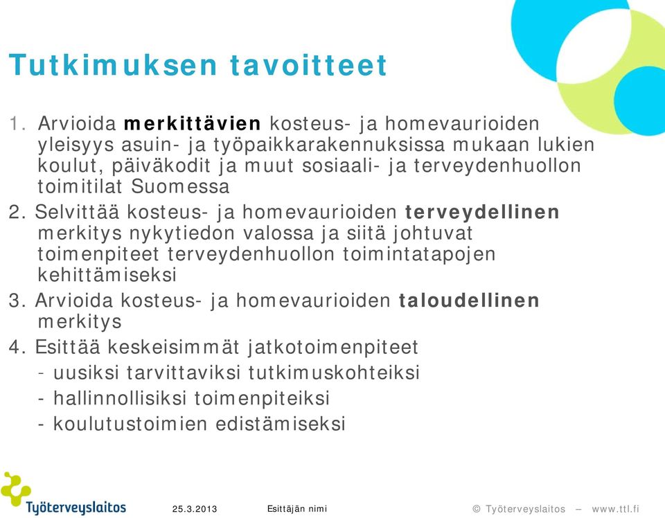 terveydenhuollon toimitilat Suomessa 2.