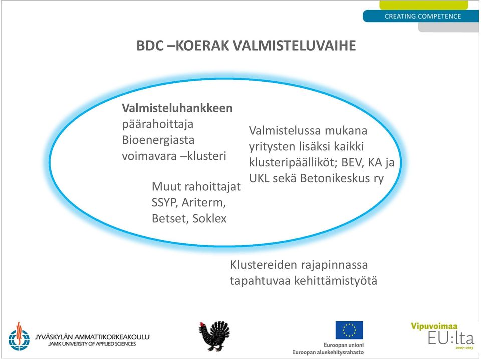 Valmistelussa mukana yritysten lisäksi kaikki klusteripäälliköt; BEV, KA