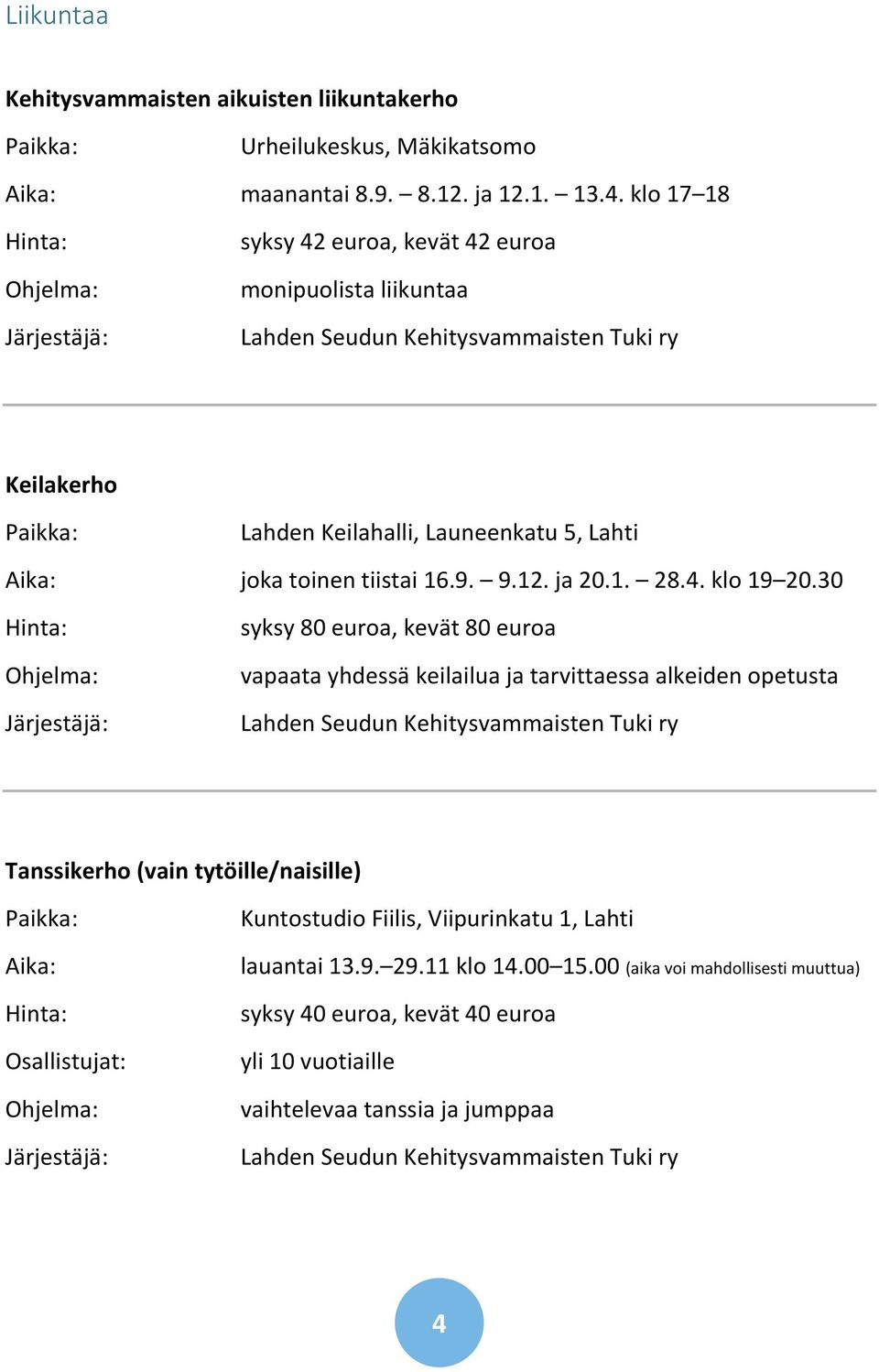 4. klo 19 20.