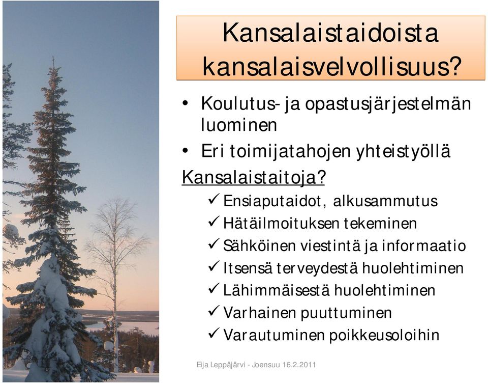 Kansalaistaitoja?