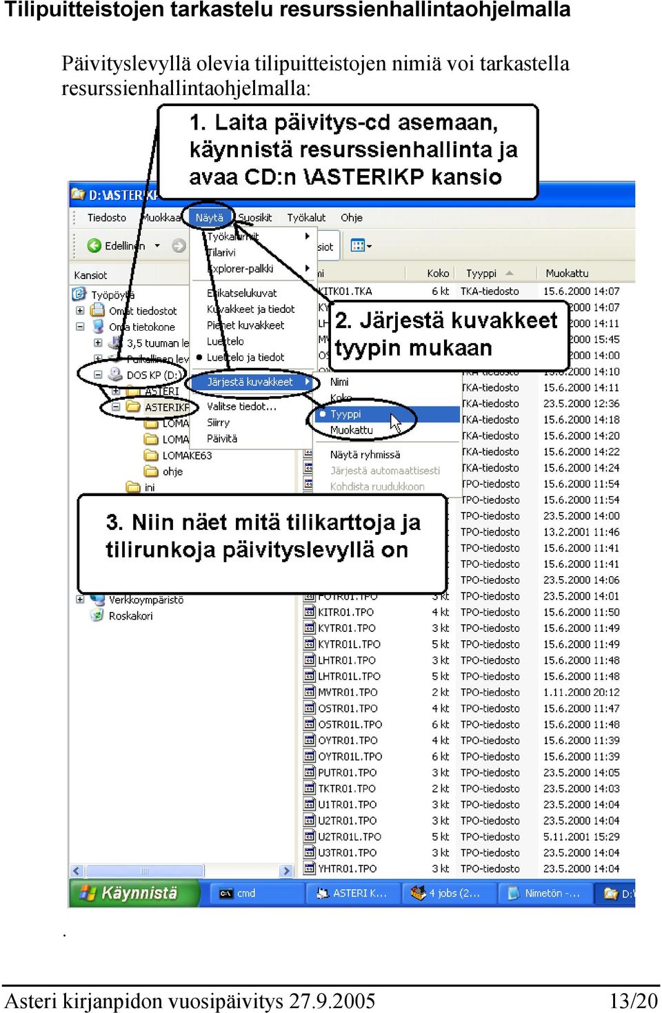 olevia tilipuitteistojen nimiä voi tarkastella