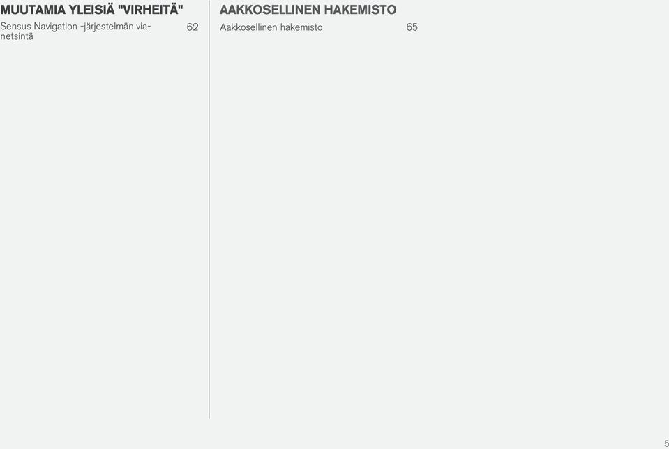 vianetsintä 62 AAKKOSELLINEN