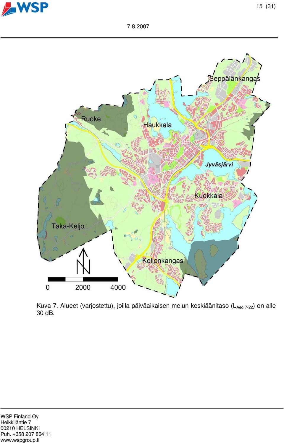 joilla päiväaikaisen melun