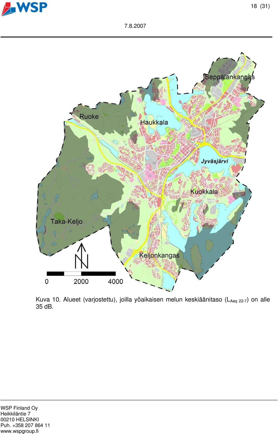 joilla yöaikaisen melun