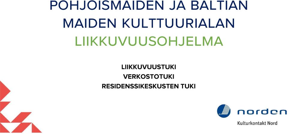 liikkuvuusohjelma