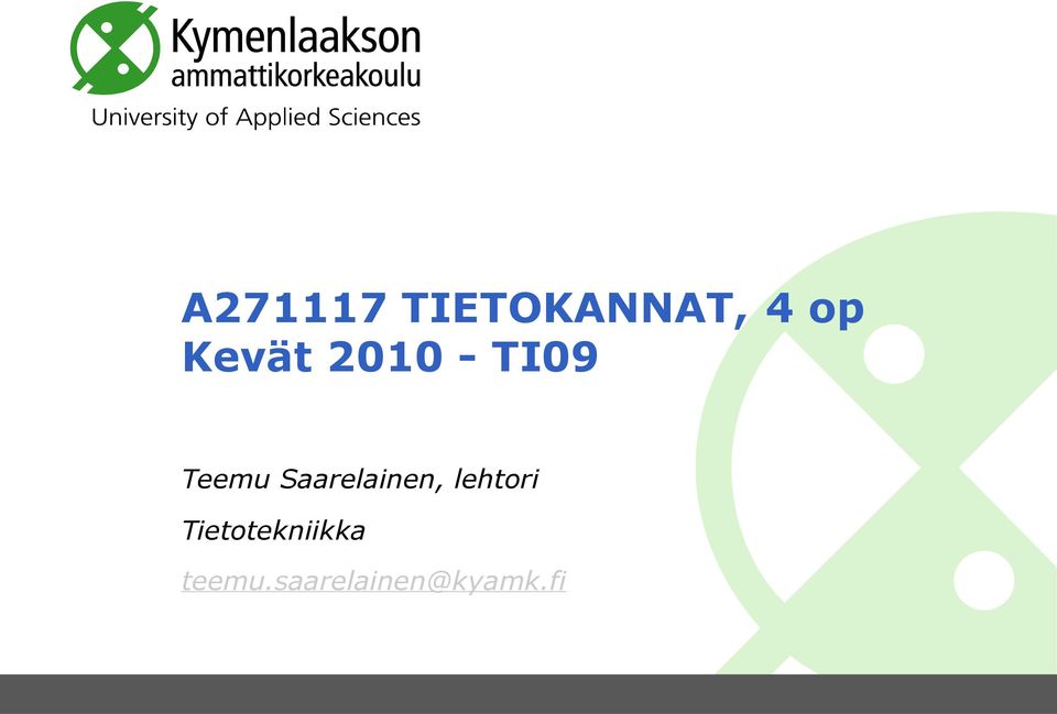 Saarelainen, lehtori