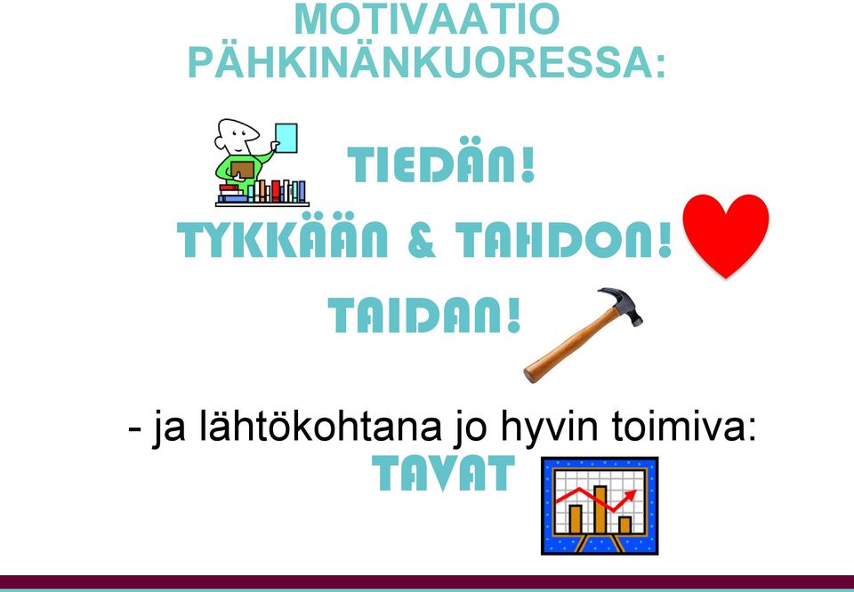 TYKKÄÄN & TAHDON! TAIDAN!