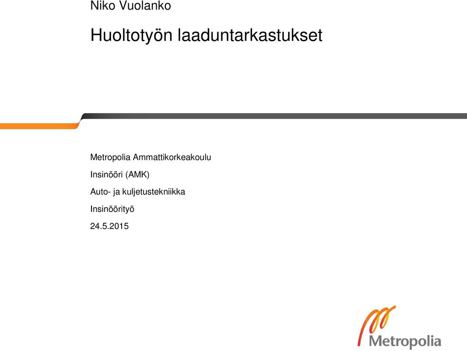 Ammattikorkeakoulu Insinööri (AMK)