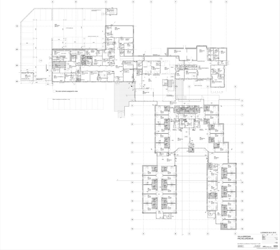 5 m² UUT SUIHKUSINÄT KY s27 VINJ.TIL 7.0 m² s28 TK/ savusulku 6.5 m² KY 8400 3600 00 UUT LOKROT s29 STTO /RYHMÄTIL 20.0 m² LSITIILI IKKUN OVT PURTN VTNUL. s26 KY/Likav.