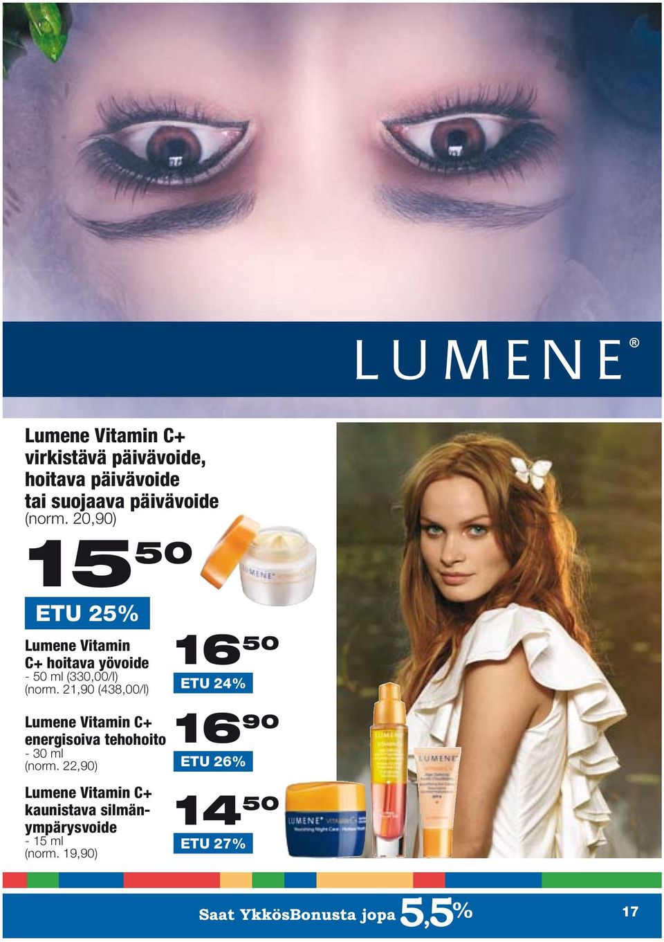 21,90 (438,00/l) Lumene Vitamin C+ energisoiva tehohoito - 30 ml (norm.