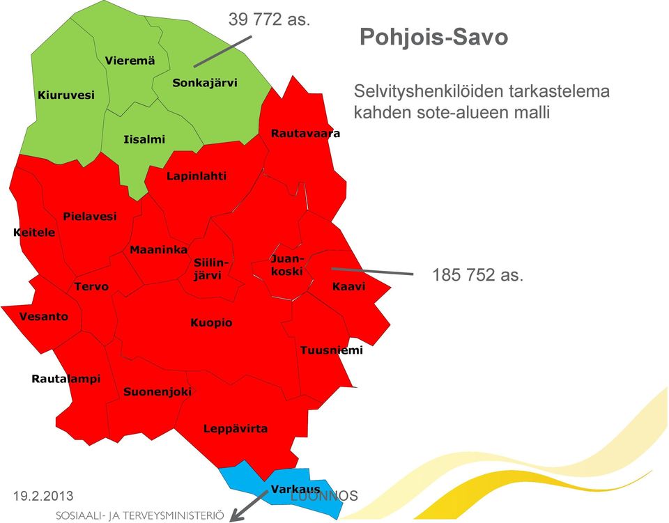 sote-alueen malli Iisalmi Rautavaara Lapinlahti Keitele Pielavesi Tervo